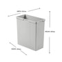 Inner Bin without Handles | 42L | Alu Grey